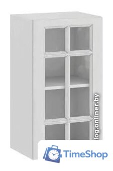 Шкаф навесной Трия Лина 1В4С (белый) - Изображение №1 — Интернет-магазин Time-Shop