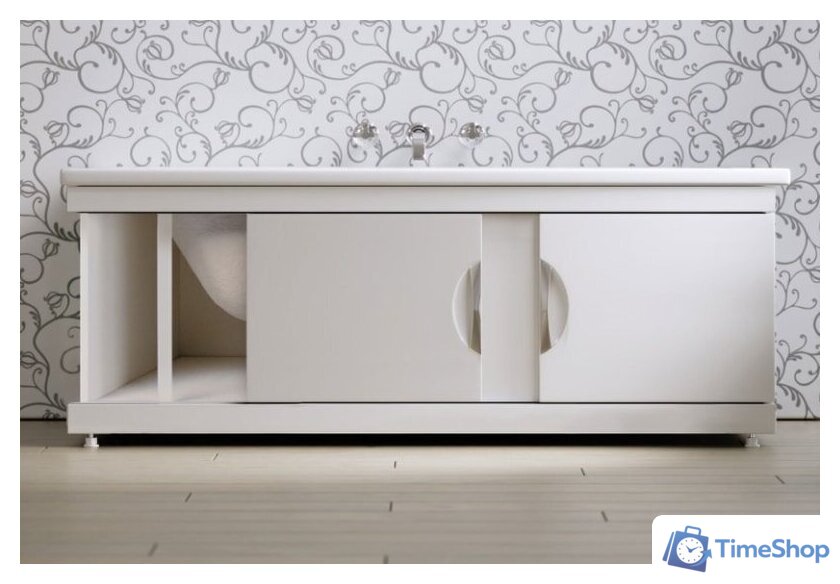 Фронтальный экран под ванну Alavann Monaco Still 150 см (белый) - Изображение №3 — Интернет-магазин Time-Shop