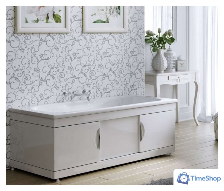 Фронтальный экран под ванну Alavann Monaco Still 150 см (белый) - Изображение №2 — Интернет-магазин Time-Shop