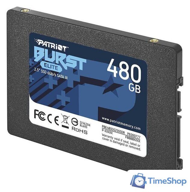 SSD Patriot Burst Elite 480GB PBE480GS25SSDR - Изображение №2 — Интернет-магазин Time-Shop
