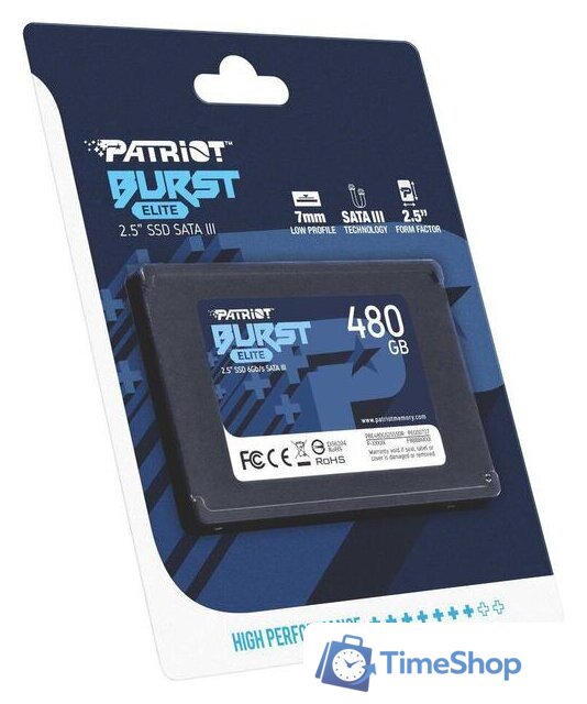 SSD Patriot Burst Elite 480GB PBE480GS25SSDR - Изображение №7 — Интернет-магазин Time-Shop