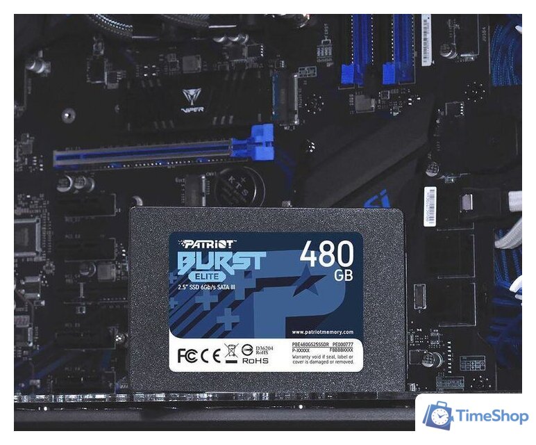 SSD Patriot Burst Elite 480GB PBE480GS25SSDR - Изображение №4 — Интернет-магазин Time-Shop