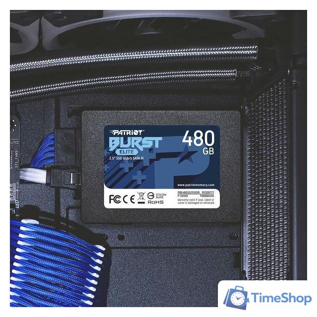SSD Patriot Burst Elite 480GB PBE480GS25SSDR - Изображение №5 — Интернет-магазин Time-Shop