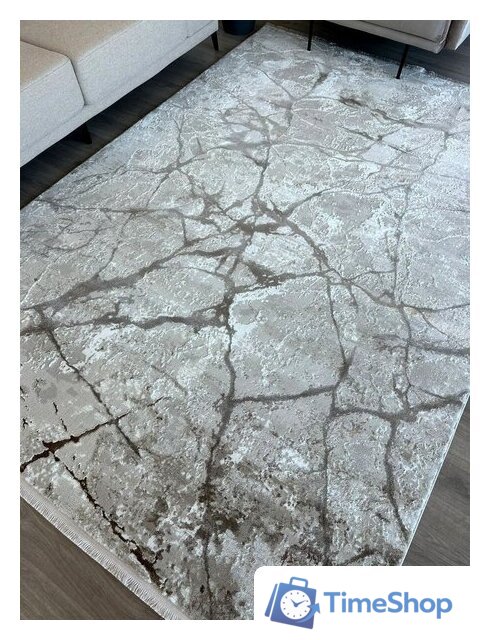 Ковер для жилой комнаты Radjab Carpet Марсель NP 371 Прямоугольник 11556RK (2x2.9, Cream/Vizon) - Изображение №2 — Интернет-магазин Time-Shop