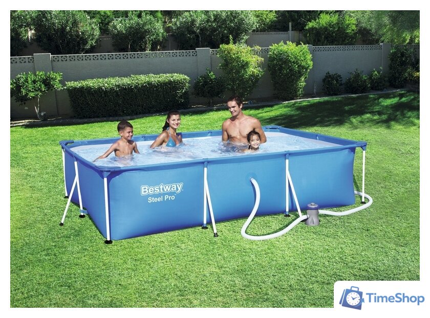 Каркасный бассейн Bestway 56411 (300х201х66) - Изображение №5 — Интернет-магазин Time-Shop
