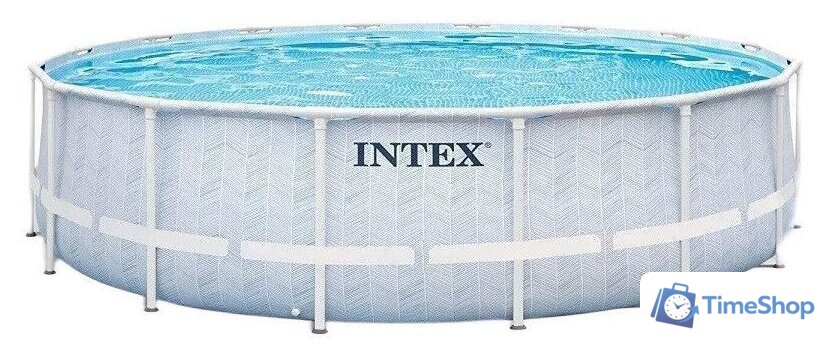 Каркасный бассейн Intex Prism Frame Chevron 26746 (488х122) - Изображение №1 — Интернет-магазин Time-Shop