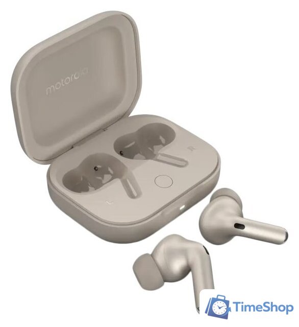 Наушники Motorola Moto Buds+ (бежевый) - Изображение №1 — Интернет-магазин Time-Shop