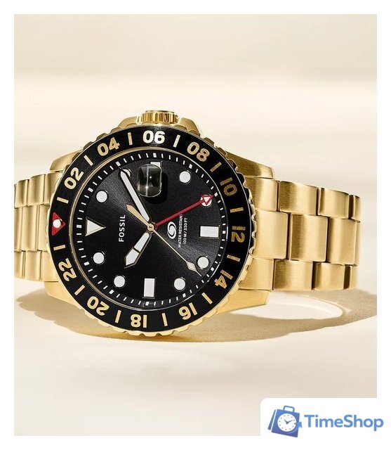 Наручные часы Fossil Blue GMT FS5990 - Изображение №4 — Интернет-магазин Time-Shop