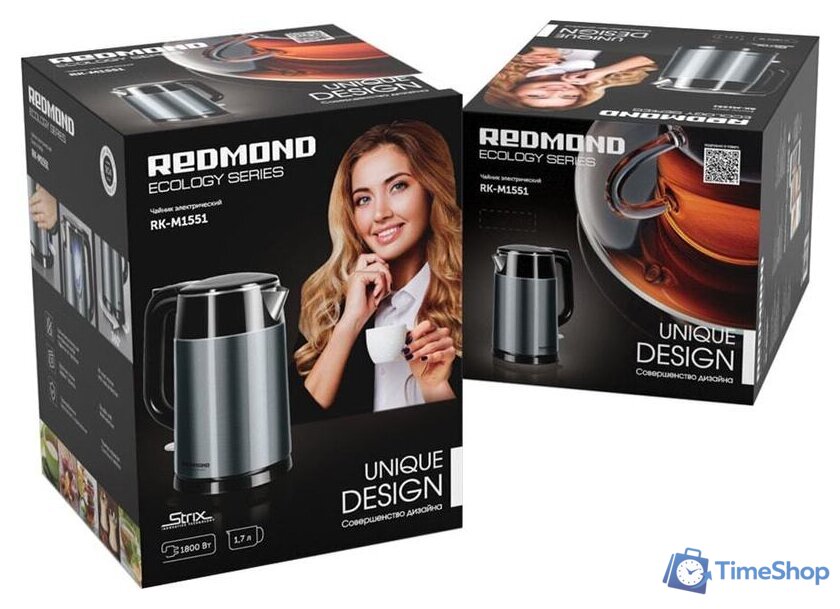 Электрический чайник Redmond (Редмонд) RK-M1551 - Изображение №7 — Интернет-магазин Time-Shop