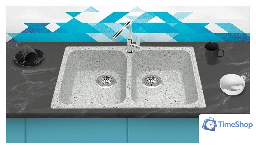 Кухонная мойка Berge BR-7322 (серый) - Изображение №2 — Интернет-магазин Time-Shop