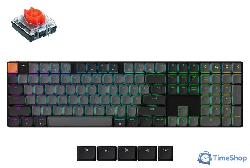 Клавиатура Keychron K5 V2 K5X-H1 (Gateron Low Profile Red 2.0) - Изображение №1 — Интернет-магазин Time-Shop