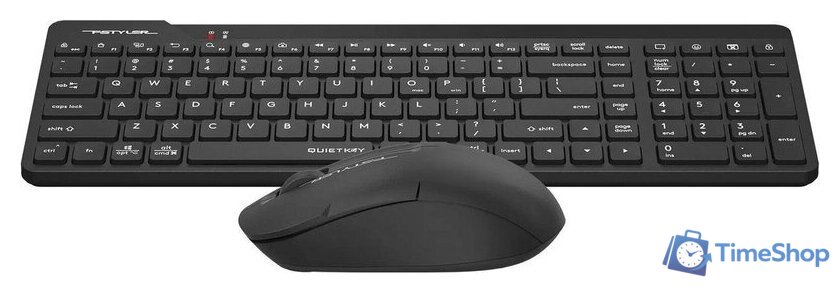 Офисный набор A4Tech Fstyler FG2300 Air2 (черный) - Изображение №5 — Интернет-магазин Time-Shop