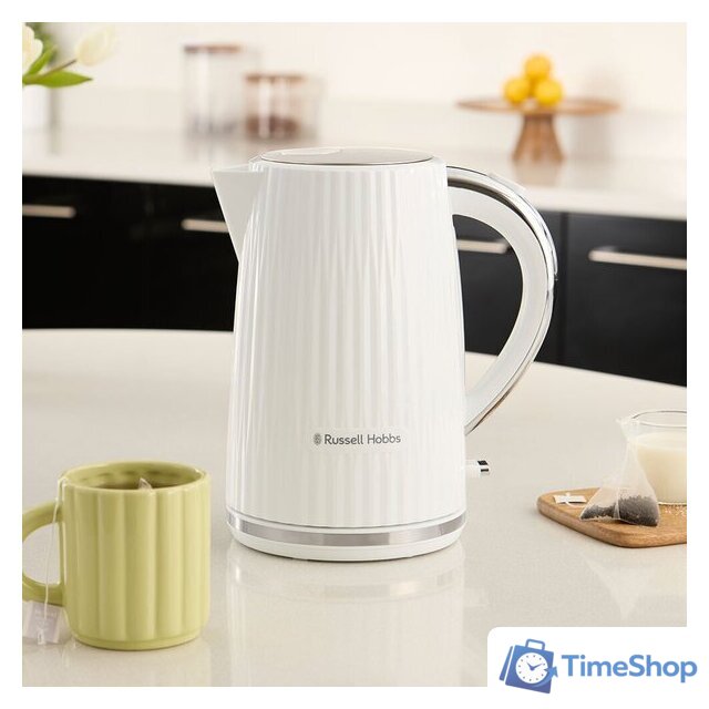 Электрический чайник Russell Hobbs Eden Kettle White 27360-70 - Изображение №6 — Интернет-магазин Time-Shop