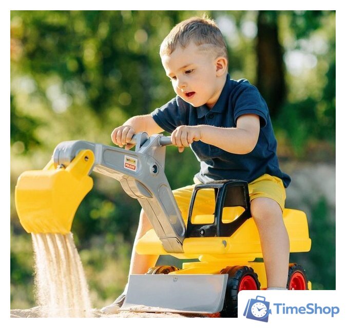 Каталка Полесье Мега-экскаватор колесный - Изображение №6 — Интернет-магазин Time-Shop