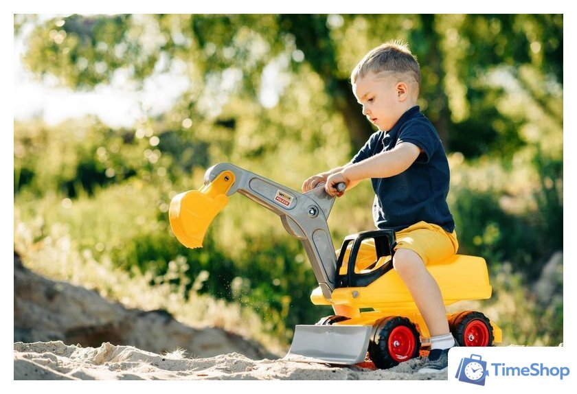 Каталка Полесье Мега-экскаватор колесный - Изображение №5 — Интернет-магазин Time-Shop