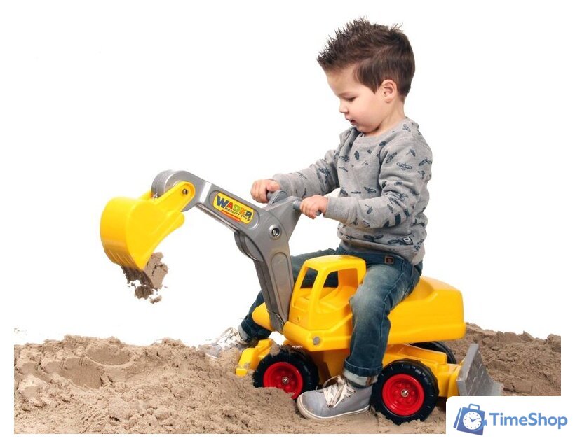 Каталка Полесье Мега-экскаватор колесный - Изображение №4 — Интернет-магазин Time-Shop