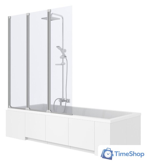 Стеклянная шторка для ванны Rea Agat-3 120 - Изображение №1 — Интернет-магазин Time-Shop