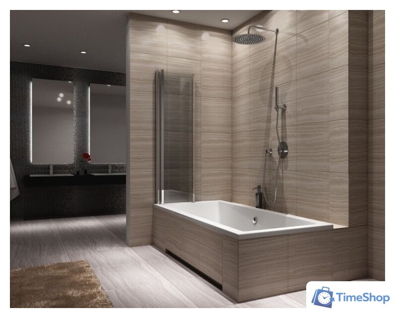 Стеклянная шторка для ванны Rea Agat-3 120 - Изображение №3 — Интернет-магазин Time-Shop