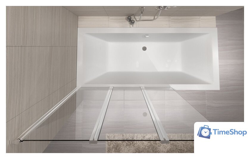 Стеклянная шторка для ванны Rea Agat-3 120 - Изображение №4 — Интернет-магазин Time-Shop