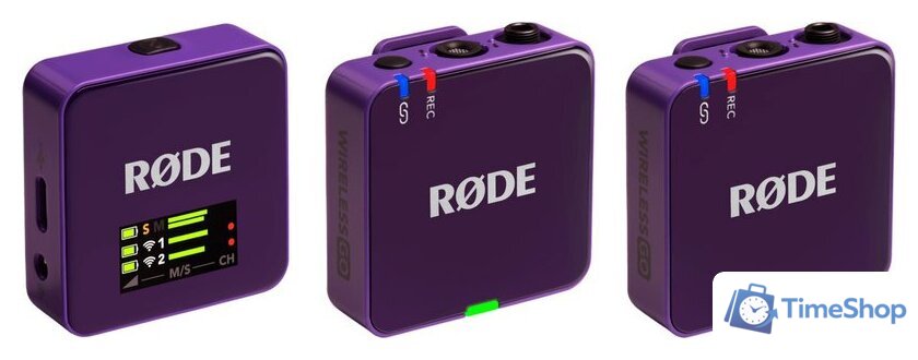Радиосистема RODE Wireless GO Gen 3 (фиолетовый) - Изображение №1 — Интернет-магазин Time-Shop