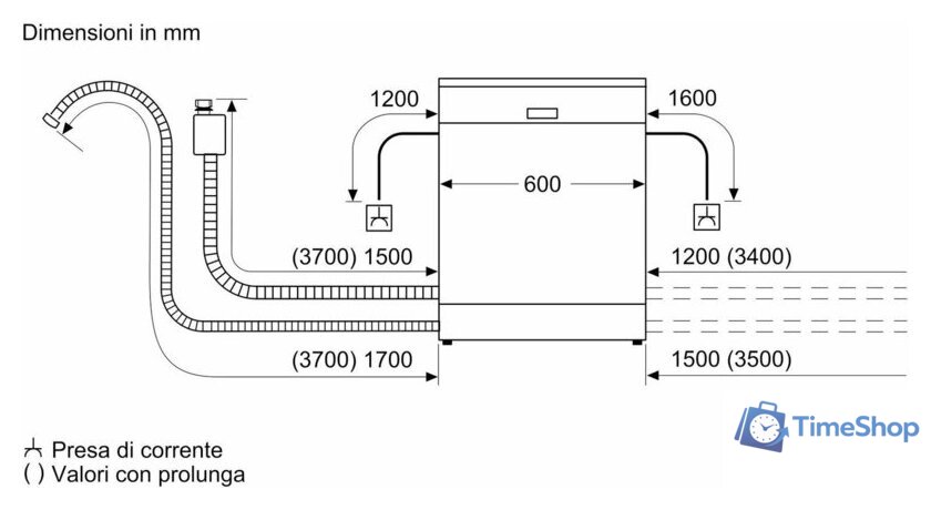 Встраиваемая посудомоечная машина Siemens iQ300 SN63HX06CE - Изображение №13 — Интернет-магазин Time-Shop
