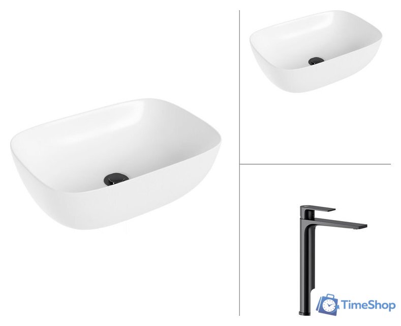 Умывальник Lauter 21493A + Reef 21CK8678BS - Изображение №1 — Интернет-магазин Time-Shop