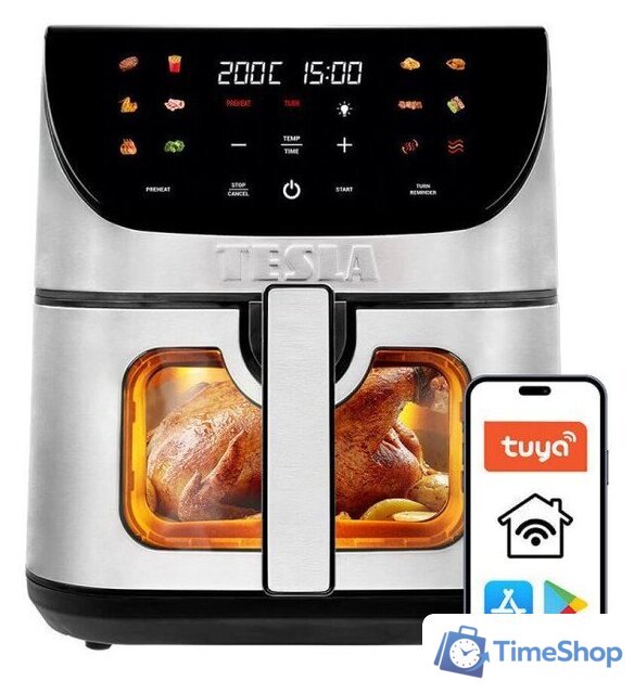 Аэрогриль (аэрофритюрница) Tesla Electronics AirCook Q70 XXL WiFi Pro - Изображение №2 — Интернет-магазин Time-Shop