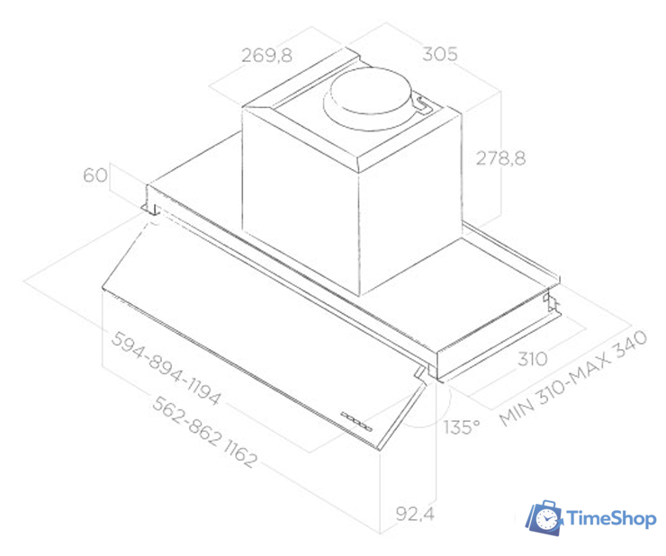 Кухонная вытяжка Elica Boxin No Drip IX/A/90 - Изображение №6 — Интернет-магазин Time-Shop