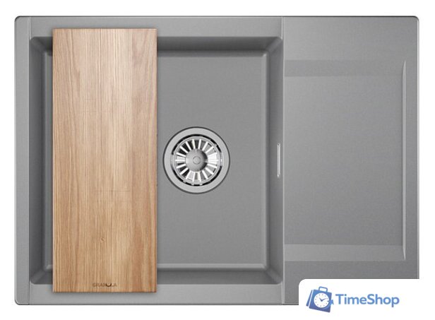 Кухонная мойка Granula ES-7003 (алюминиум) - Изображение №1 — Интернет-магазин Time-Shop