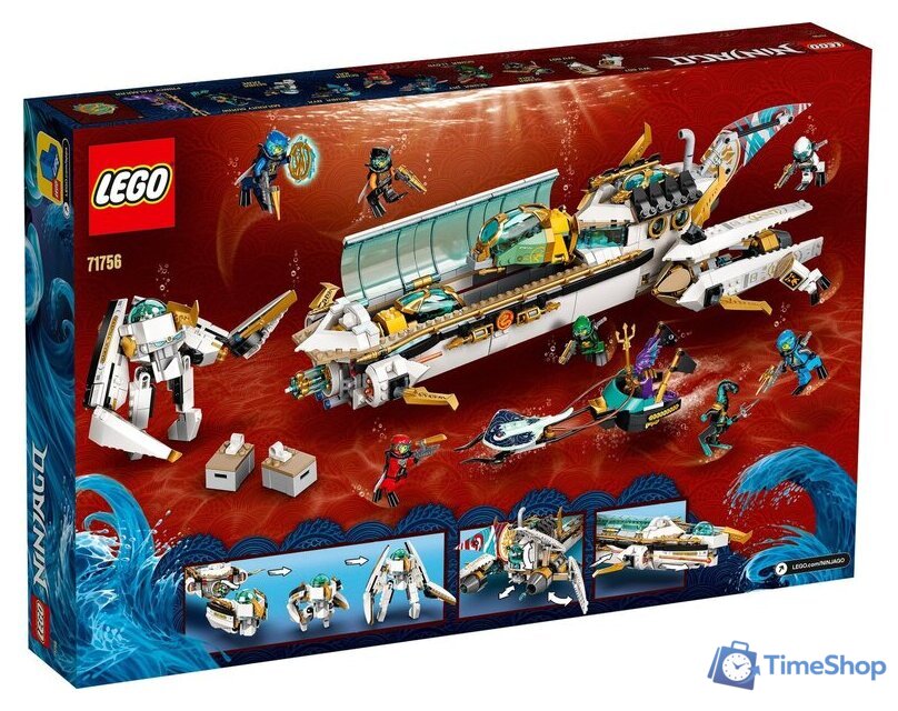 Конструктор LEGO Ninjago 71756 Подводный Дар Судьбы - Изображение №2 — Интернет-магазин Time-Shop
