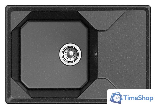 Кухонная мойка GranFest GF-U-740L (черный) - Изображение №2 — Интернет-магазин Time-Shop