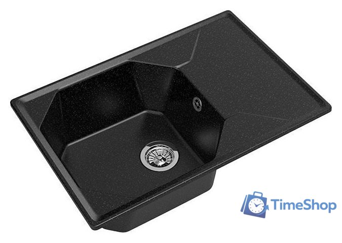 Кухонная мойка GranFest GF-U-740L (черный) - Изображение №1 — Интернет-магазин Time-Shop