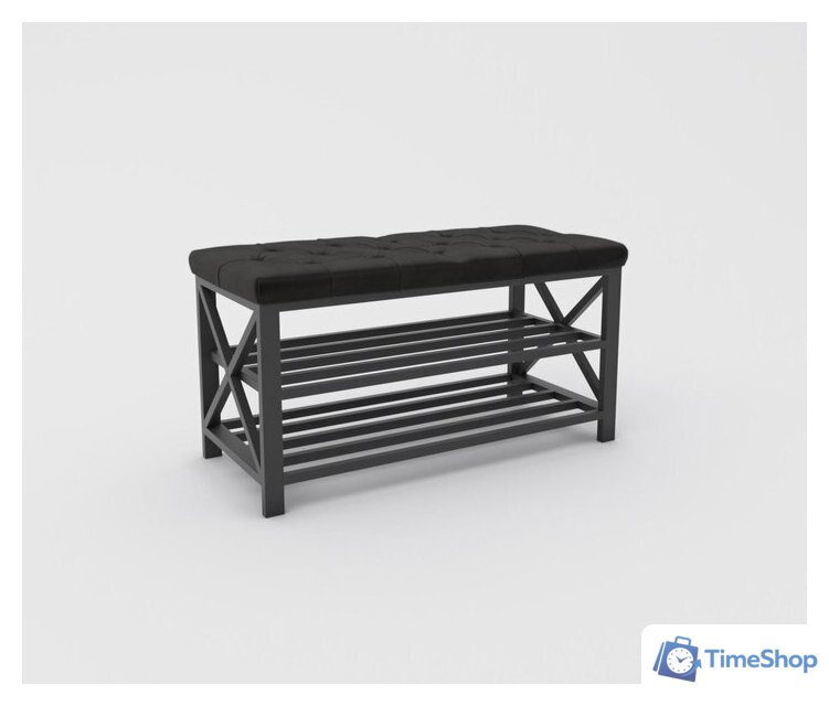 Банкетка Hype Mebel Будс (черный/черный) - Изображение №1 — Интернет-магазин Time-Shop