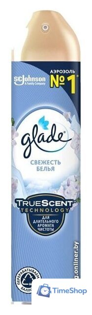 Освежитель воздуха Glade Свежесть белья 300 мл - Изображение №1 — Интернет-магазин Time-Shop