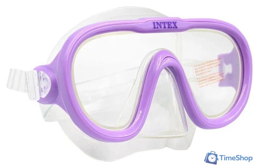 Маска для плавания Intex Sea Scan Swim Masks 55916 (синий) - Изображение №4 — Интернет-магазин Time-Shop