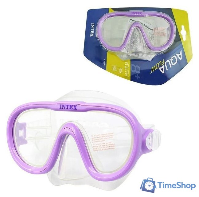 Маска для плавания Intex Sea Scan Swim Masks 55916 (синий) - Изображение №5 — Интернет-магазин Time-Shop