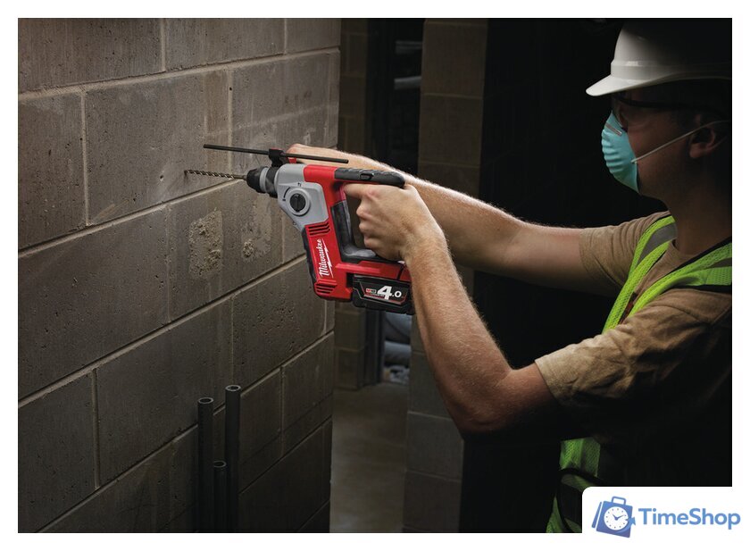 Перфоратор Milwaukee M18 BH-402C 4933443330 (с 2-мя АКБ, кейс) - Изображение №3 — Интернет-магазин Time-Shop
