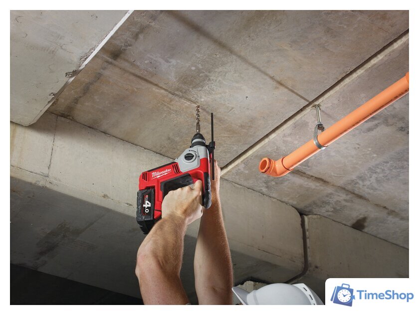Перфоратор Milwaukee M18 BH-402C 4933443330 (с 2-мя АКБ, кейс) - Изображение №8 — Интернет-магазин Time-Shop