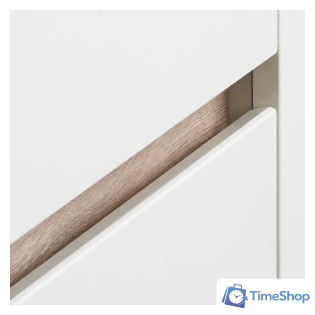  Акватон Тумба под умывальник Нортон 100 1A249001NT010 (белый/дуб эндгр.) - Изображение №4 — Интернет-магазин Time-Shop