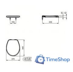 Сиденье для унитаза Ideal Standard Tornado W303001 - Изображение №4 — Интернет-магазин Time-Shop