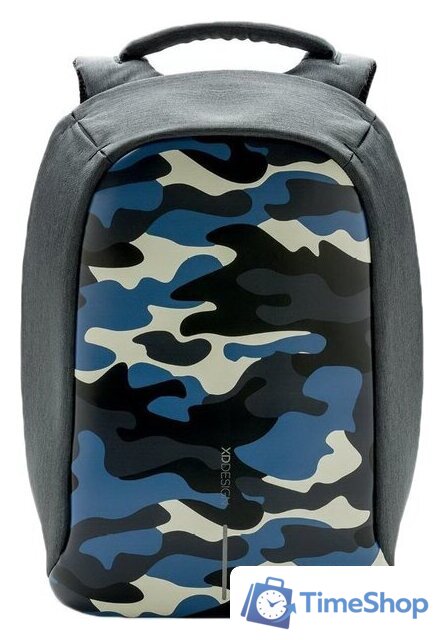 Городской рюкзак XD Design Bobby Compact (синий камуфляж) - Изображение №2 — Интернет-магазин Time-Shop