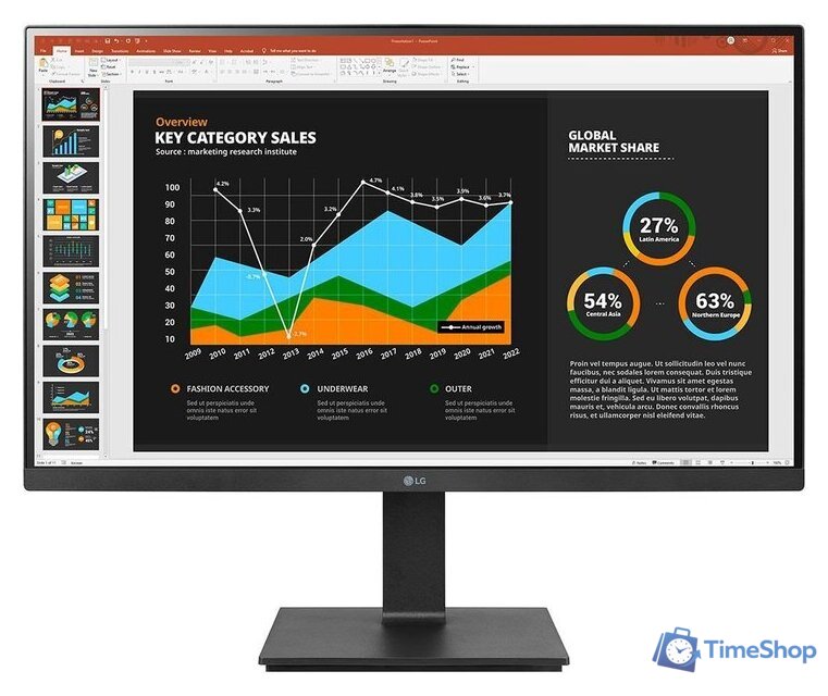 Монитор LG 27BQ75QC-B - Изображение №2 — Интернет-магазин Time-Shop
