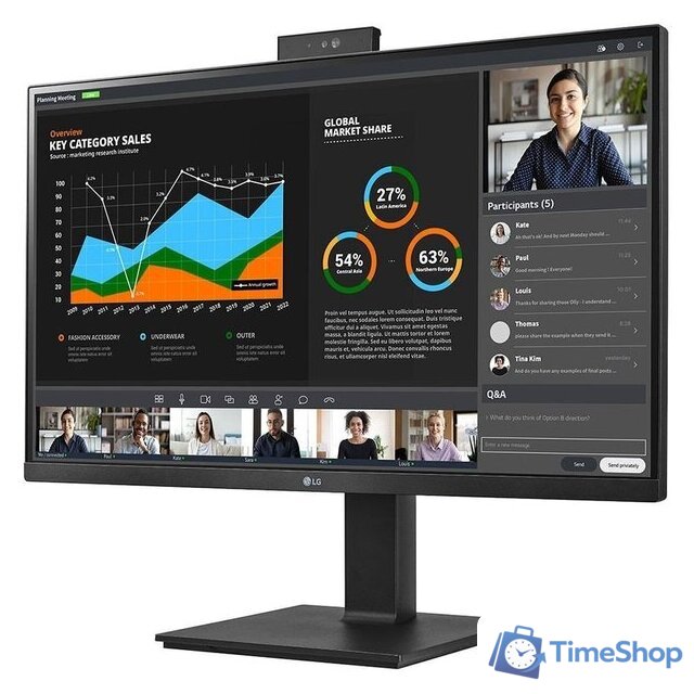 Монитор LG 27BQ75QC-B - Изображение №3 — Интернет-магазин Time-Shop