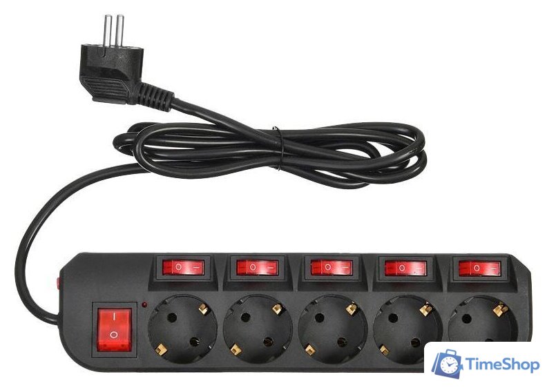 Сетевой фильтр Buro 500SH-1.8-SW-B - Изображение №1 — Интернет-магазин Time-Shop