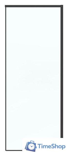 Душевая стенка Grossman Galaxy 80x195 200.K33.01.80.21.00 (черный матовый/стекло прозрачное) - Изображение №1 — Интернет-магазин Time-Shop