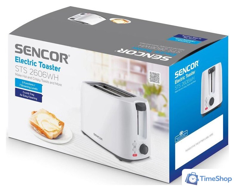 Тостер Sencor STS 2606WH - Изображение №10 — Интернет-магазин Time-Shop
