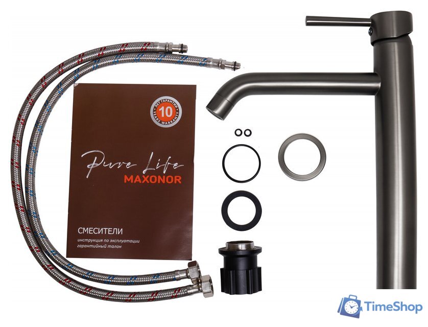 Смеситель Maxonor Pure Life PL1187-9 - Изображение №8 — Интернет-магазин Time-Shop