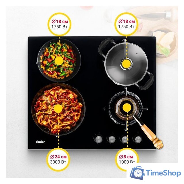 Варочная панель Simfer H60N40B570 - Изображение №4 — Интернет-магазин Time-Shop