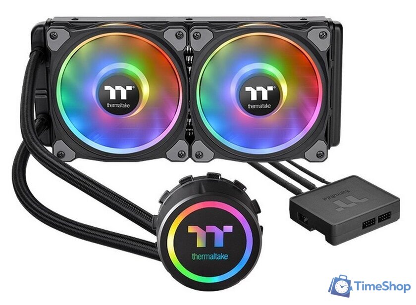 Система жидкостного охлаждения для процессора Thermaltake Floe DX RGB 240 TT Premium Edition CL-W255-PL12SW-A - Изображение №1 — Интернет-магазин Time-Shop