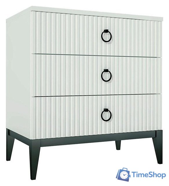 Комод Ангстрем Хилтон спальня ХТ-102.01 (Д) исп.26 (Д1, белый премиум) - Изображение №1 — Интернет-магазин Time-Shop